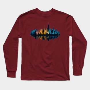 Chicago Skyline Long Sleeve T-Shirt
